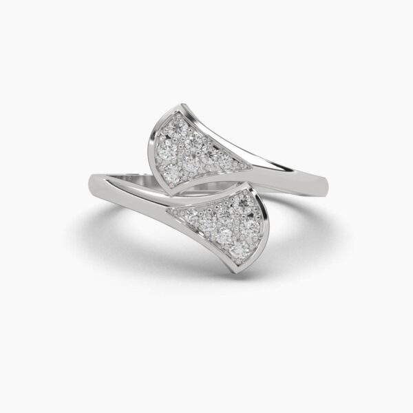 Elegance Round Diamond Ring Made In 18 / 14 / 10 KT Gold Embellished With Certified Lab Diamond For The Wedding And Anniversary Gift For Her