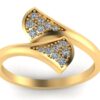 Elegance Round Diamond Ring Made In 18 / 14 / 10 KT Gold Embellished With Certified Lab Diamond For The Wedding And Anniversary Gift For Her