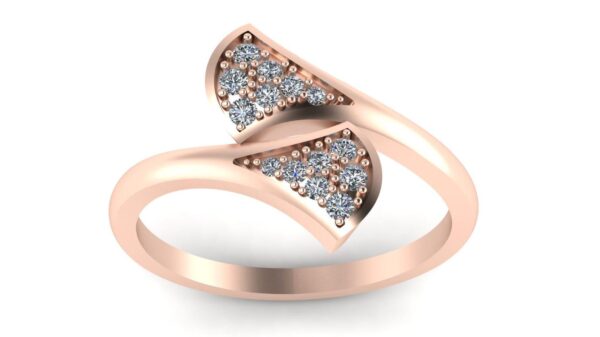 Elegance Round Diamond Ring Made In 18 / 14 / 10 KT Gold Embellished With Certified Lab Diamond For The Wedding And Anniversary Gift For Her