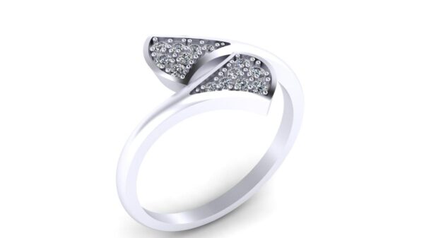Elegance Round Diamond Ring Made In 18 / 14 / 10 KT Gold Embellished With Certified Lab Diamond For The Wedding And Anniversary Gift For Her