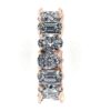 Beautiful Multi Stone Diamonds Ring Made In 18 / 14 / 10 KT Gold Studded With Certified Lab Diamonds For The Wedding And Anniversary Gift
