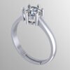 Eternity Elegance Round Diamond Ring Made In 18/14/10 KT Gold Embellished With Certified Lab Diamonds For The Wedding And Anniversary Gift