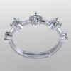 Beautiful Round Diamond Ring Made In 18/14/10 KT Gold Embellished With Certified Lab Diamonds For The Wedding And Anniversary Gift For Her