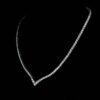 Iced Out Beautiful Tennis Chain Made In 925 Silver Embellished With Shinny Moissanite Diamonds For The Birthday And Anniversary Gift For Her