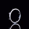 Eternal Shine Round Diamond Band Made In 18 / 14 / 10 KT Gold Embellished With Certified Lab Diamonds For The Wedding And Anniversary Gift