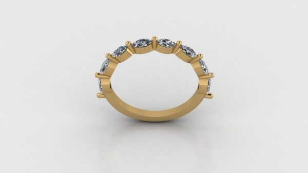 Beautiful Marquise Diamond Ring Made In 18 / 14/ 10 KT Gold Studded With Certified Lab Diamonds For The Valentine And Love Gift For Her