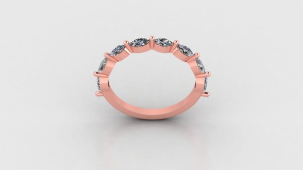 Beautiful Marquise Diamond Ring Made In 18 / 14/ 10 KT Gold Studded With Certified Lab Diamonds For The Valentine And Love Gift For Her