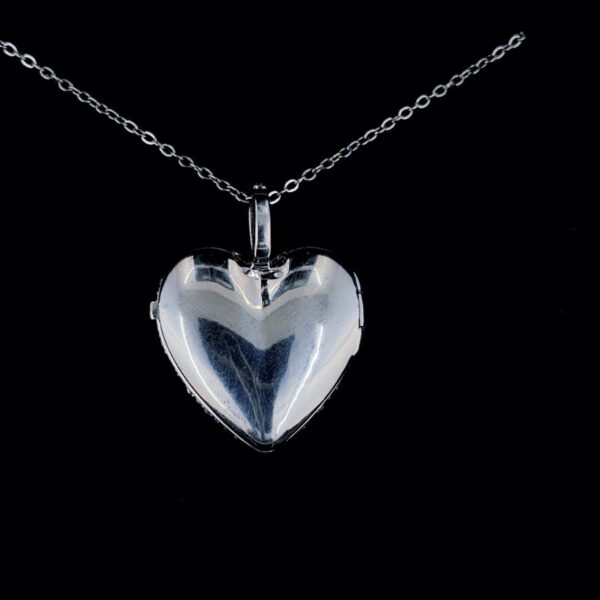 Personalized Photo Locket Heart Pendant Made In 18/14/10 KT Gold Embellished With Shinny Moissanite Diamond For The Loved Ones , Unisex Gift