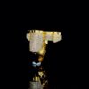 Iced Out Cross Ring Made In 18 / 14 / 10 KT Gold Embellished With Shinny Moissanite Diamonds For The Birthday And Religious Gift Unisex Ring