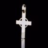 Iced Out Beautiful Cross Pendant Made In 18 / 14 / 10 KT Gold Embellished With Shinny Moissanite Diamond For The Birthday And Religious Gift