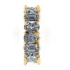 Beautiful Multi Stone Diamonds Ring Made In 18 / 14 / 10 KT Gold Studded With Certified Lab Diamonds For The Wedding And Anniversary Gift