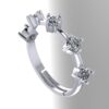 Beautiful Round Diamond Ring Made In 18/14/10 KT Gold Embellished With Certified Lab Diamonds For The Wedding And Anniversary Gift For Her