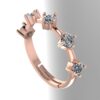 Beautiful Round Diamond Ring Made In 18/14/10 KT Gold Embellished With Certified Lab Diamonds For The Wedding And Anniversary Gift For Her