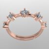 Beautiful Round Diamond Ring Made In 18/14/10 KT Gold Embellished With Certified Lab Diamonds For The Wedding And Anniversary Gift For Her