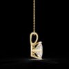Elegant Sparkle 2 Ct Princess Diamond Pendant Made In 18/14/10 KT Gold Studded With Certified Lab Diamonds For The Anniversary Gift