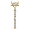 Beautiful Oval & Marquise Diamond Ring Made In 18/14/10 KT Gold Embellished With Certified Lab Diamonds For The Wedding And Anniversary Gift