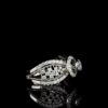 Iced Out Unisex Hip Hop Ring Made In 18 / 14 / 10 KT Gold Embellished With Shinny Moissanite Diamonds For The Birthday And Anniversary Gift