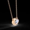 Marquise Eye Elegance Beautiful Pendant Made In 18 / 14 / 10 KT Gold Studded With Certified Lab Diamonds For The Birthday And Wedding Gift