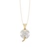 Gold & Diamond Four-Leaf Clover Pendant Made In 18 / 14 / 10KT Gold Studded With Certified Lab Diamond For The Birthday And Anniversary Gift