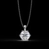 Timeless Elegance Classic Round Cut Diamond Pendant Made In 18 / 14 / 10 KT Gold Studded With Certified Lab Diamonds For The Birthday Gift