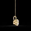 Timeless Elegance Classic Round Cut Diamond Pendant Made In 18 / 14 / 10 KT Gold Studded With Certified Lab Diamonds For The Birthday Gift