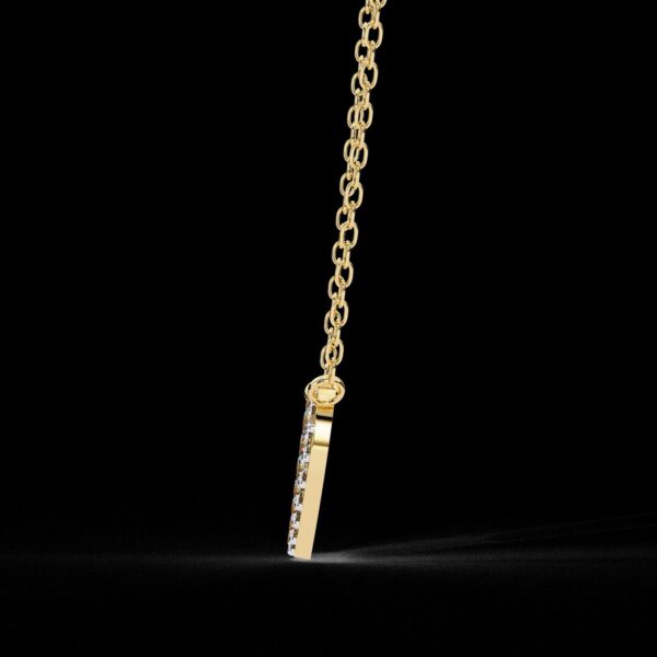 Elegant Gold & Diamond Heart Pendant Made Made In 18 / 14 / 10 KT Gold Embellished With Certified Lab Diamonds For The Birthday Gift