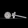Elegant Diamond Stud Earrings Made in 18 / 14 / 10 KT Gold Embellished With Certified Lab Diamonds For The Birthday And Anniversary Gift