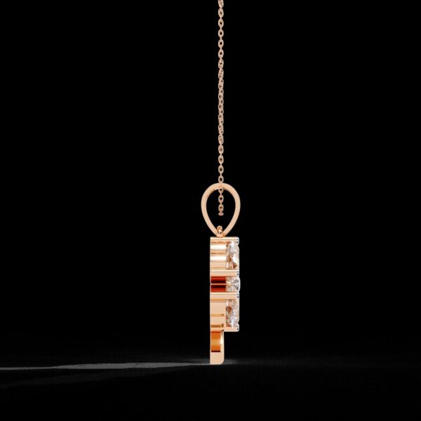 Gold & Diamond Four-Leaf Clover Pendant Made In 18 / 14 / 10KT Gold Studded With Certified Lab Diamond For The Birthday And Anniversary Gift
