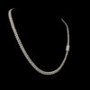 Iced Out Unisex V-Link Cuban Chain Made In 925 Sterling Silver Embellished With Shinny Moissanite Diamonds For The Birthday Gift