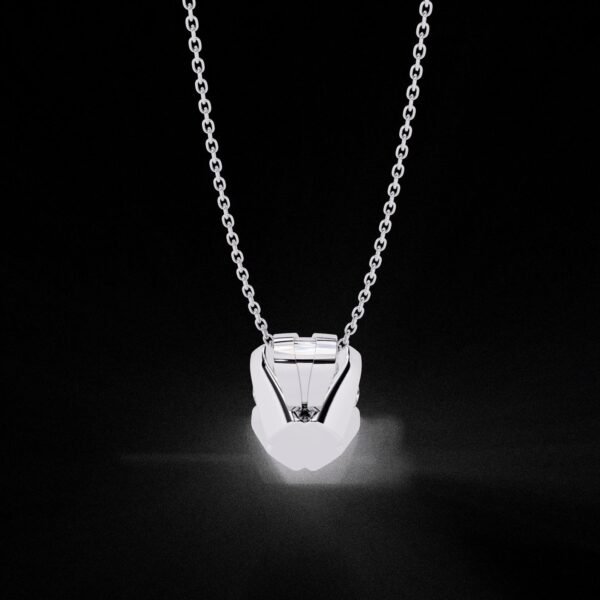 Elegant Solitaire Diamond Pendant Made In 18 / 14 / 10 KT Gold Embellished With Certified Lab Diamonds For The Anniversary And Wedding Gift
