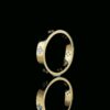 Beautiful Floral Round Diamond Ring Made In 18/14/10 KT Gold Studded With Shinny Moissanite Diamonds For The Birthday And Anniversary Gift