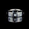 Iced Out Princess Diamond Unisex Ring Made In 18/14/10 KT Gold Studded With Certified Lab Diamonds For Wedding And Anniversary Gift For Her