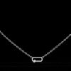 Elegant Diamond-Studded Carabiner Pendant Made In 18/14/10 KT Gold Studded With Certified Lab Diamonds For The Anniversary And Wedding Gift