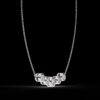 Elegant Gold Diamond Bezel Pendant Made In 18 / 14 / 10 KT Gold Embellished With Certified Lab Diamonds For The Wedding And Anniversary Gift