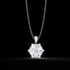 Timeless Elegance Classic Round Cut Diamond Pendant Made In 18 / 14 / 10 KT Gold Studded With Certified Lab Diamonds For The Birthday Gift