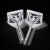 Princess Cut Channel Setting Stud Earrings Made In 18/14/10 KT Gold Embellished With Certified Lab Diamonds For The Anniversary Gift For Her