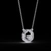 Elegant Floral Diamond Pendant Made In 18 / 14 / 10 KT Gold Embellished With Certified Lab Diamond For The Anniversary And Wedding Gift