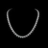 Luxury Heart Shaped Iced Out Diamond Chain Made In 925 Sterling Silver Embellished With Shinny Moissanite Diamonds For The Birthday Gift