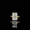 Radiant Cut Diamond Solitaire Ring Made In 18/14/10 KT Gold Studded With Certified Lab Diamonds For Wedding And Anniversary Gift For Her