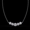 Elegant Gold Diamond Bezel Pendant Made In 18 / 14 / 10 KT Gold Embellished With Certified Lab Diamonds For The Wedding And Anniversary Gift
