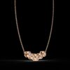 Elegant Gold Diamond Bezel Pendant Made In 18 / 14 / 10 KT Gold Embellished With Certified Lab Diamonds For The Wedding And Anniversary Gift