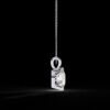 Brilliant Round Cut Solitaire Pendant Made In 18/14/10 KT Gold Embellished With Certified Lab Diamonds For The Wedding And Anniversary Gift