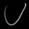 Luxury Heart Shaped Iced Out Diamond Chain Made In 925 Sterling Silver Embellished With Shinny Moissanite Diamonds For The Birthday Gift