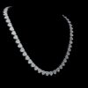 Luxury Heart Shaped Iced Out Diamond Chain Made In 925 Sterling Silver Embellished With Shinny Moissanite Diamonds For The Birthday Gift