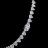 Luxury Heart Shaped Iced Out Diamond Chain Made In 925 Sterling Silver Embellished With Shinny Moissanite Diamonds For The Birthday Gift