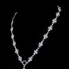 Iced Out Cross Pendant Necklace with Starburst Link Chain Made In 925 Silver Studded With Shinny Moissanite Diamonds For The Birthday Gift