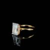 Radiant Cut Diamond Solitaire Ring Made In 18/14/10 KT Gold Studded With Certified Lab Diamonds For Wedding And Anniversary Gift For Her