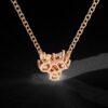 Triple Radiance Diamond Pendant – Oval, Pear & Emerald Cut Made In 18/14/10 KT Gold Studded With Certified Lab Diamonds For Anniversary Gift