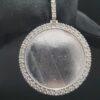 Iced Out Photo Pendant With Illusion Setting Made in 14 KT Gold & 10 KT Gold Embellished With Shinny Moissanite Stone For The Memorial Gift