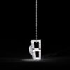 Sparkling Round Cut Diamond Pendant Made In 18 / 14 / 10 KT Gold Embellished With Certified Lab Diamonds For The Anniversary Gift For Her